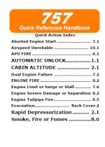 BOEING B757 Quick Reference Handbook